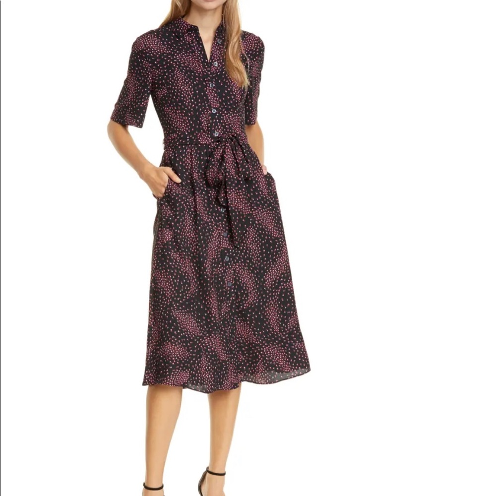 Kate Spade Meadow Smocked Back Shirtdress